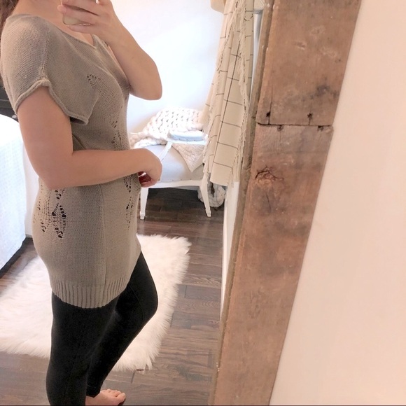 Bebe open knit sweater tunic/dress size medium - Picture 3 of 6